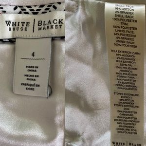 White House Black Market Corset Top Tribal Print